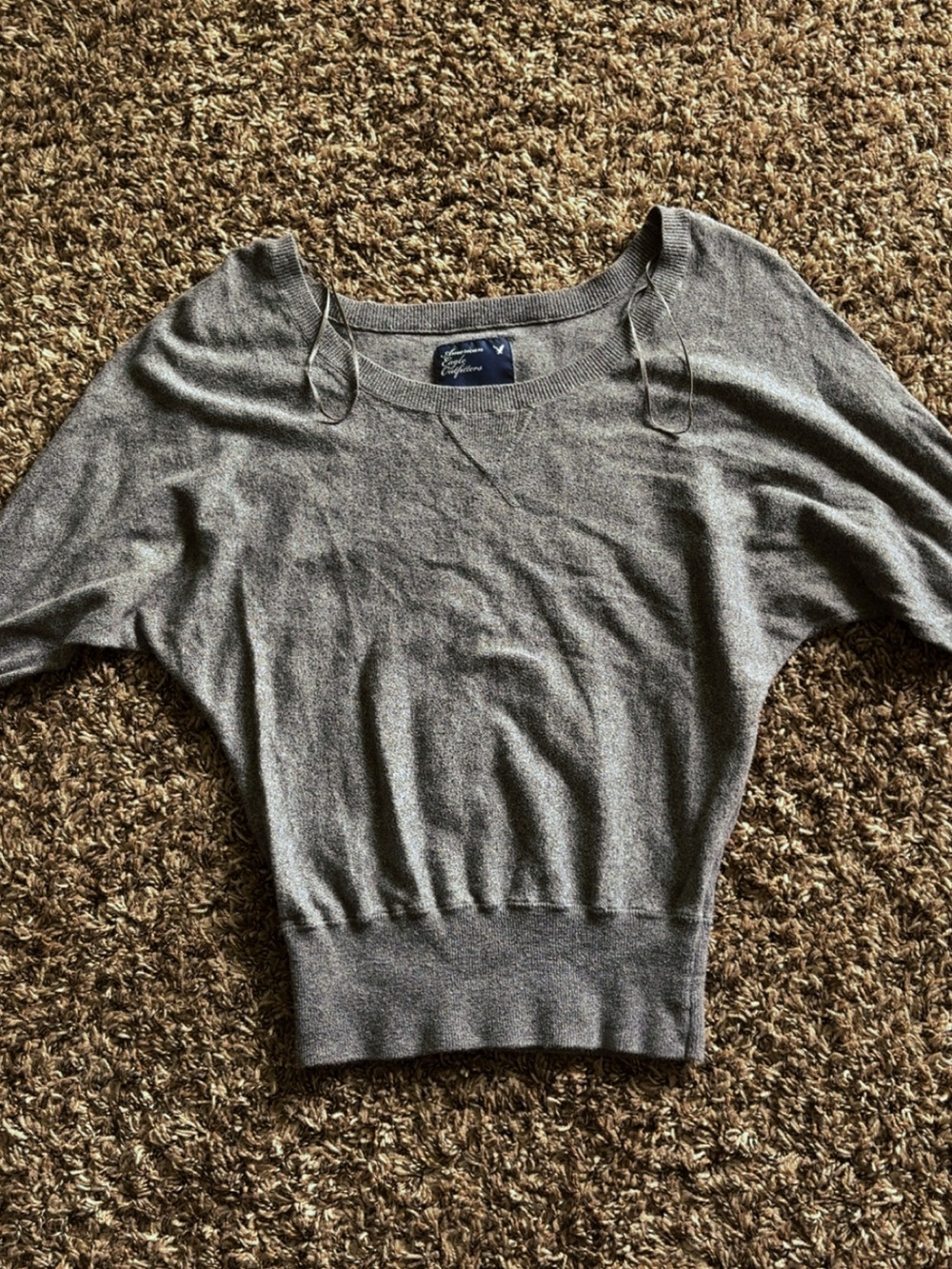 Vintage American Eagle Outfitters Gray Crewneck Pullover